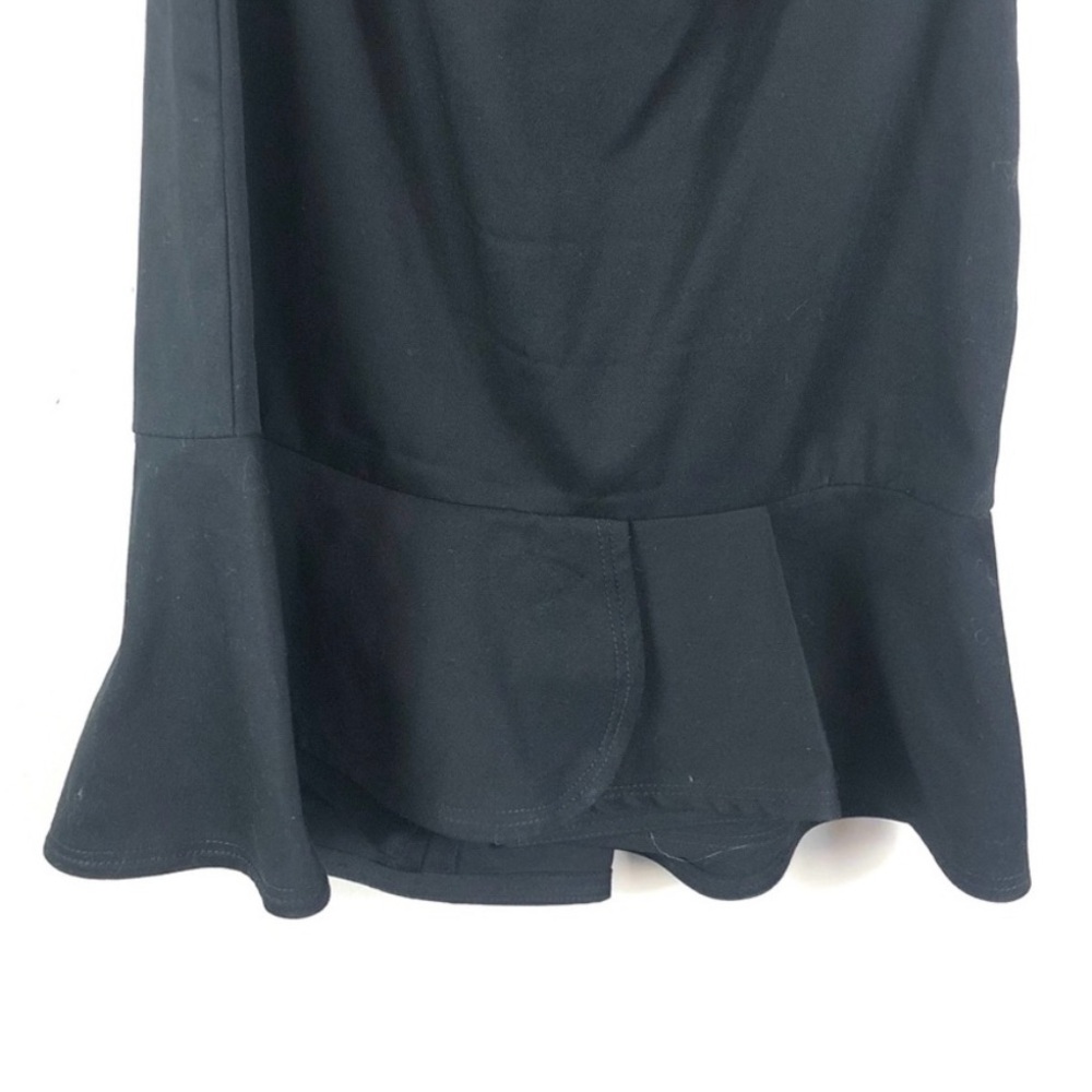 Alexis Black One Shoulder Ruffle Mini Dress - Picture 4 of 6